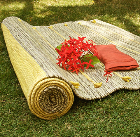Organic cotton plant dyed Yoga mat