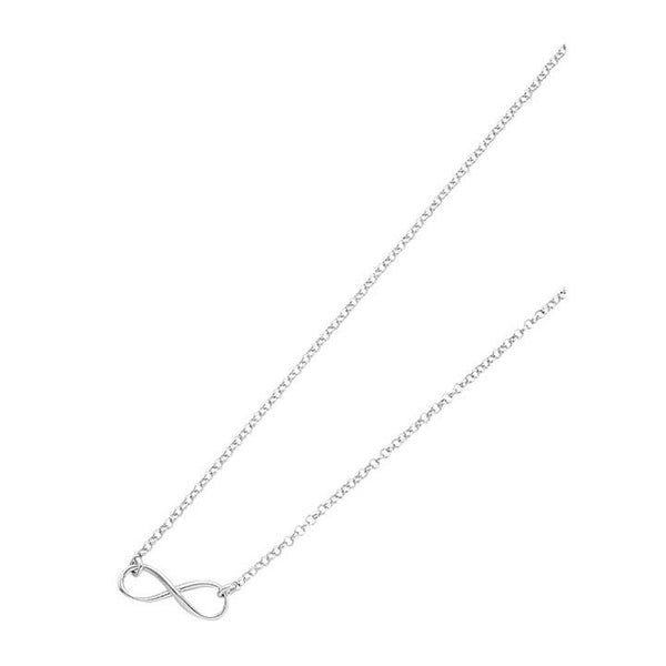 Free Hanging Infinity Necklace 925 Sterling Silver - Trustmark Jewelers