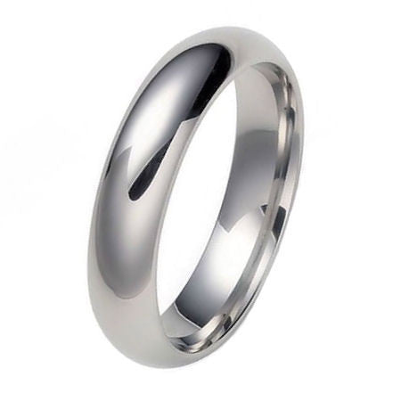 Caprice: 5mm Classic Domed Sterling Silver Wedding Band - Trustmark ...