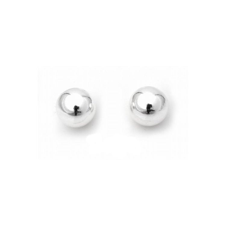 Classic 7mm 925 Sterling Silver Ball Stud Earrings - Trustmark Jewelers