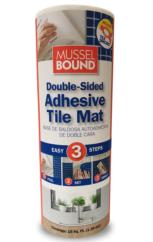 MusselBound Waterproofing System Seam Tape – MusselBound Adhesive Tile Mat