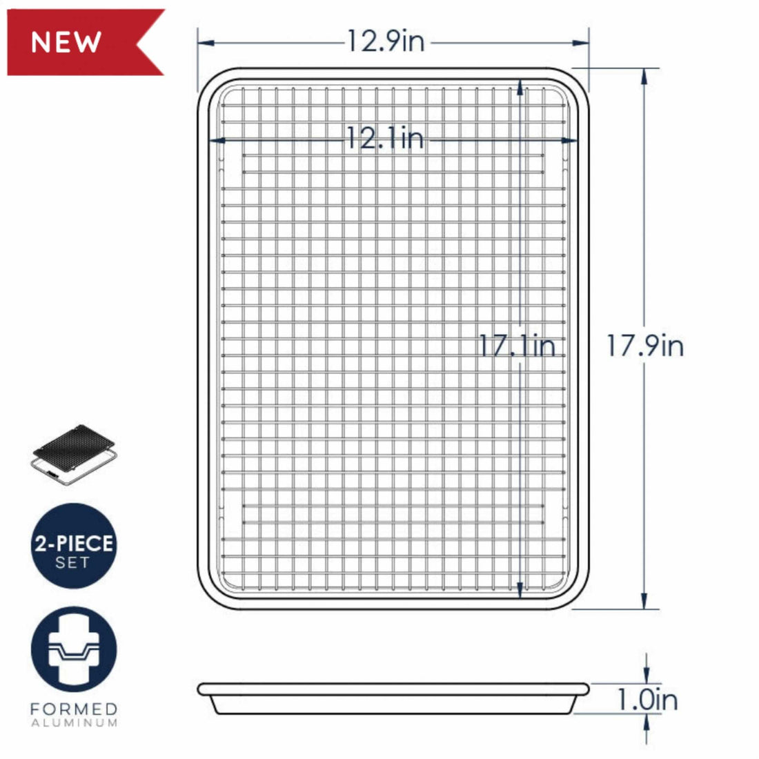 Nesting Sheet & Gridded Rack (Quarter Sheet)