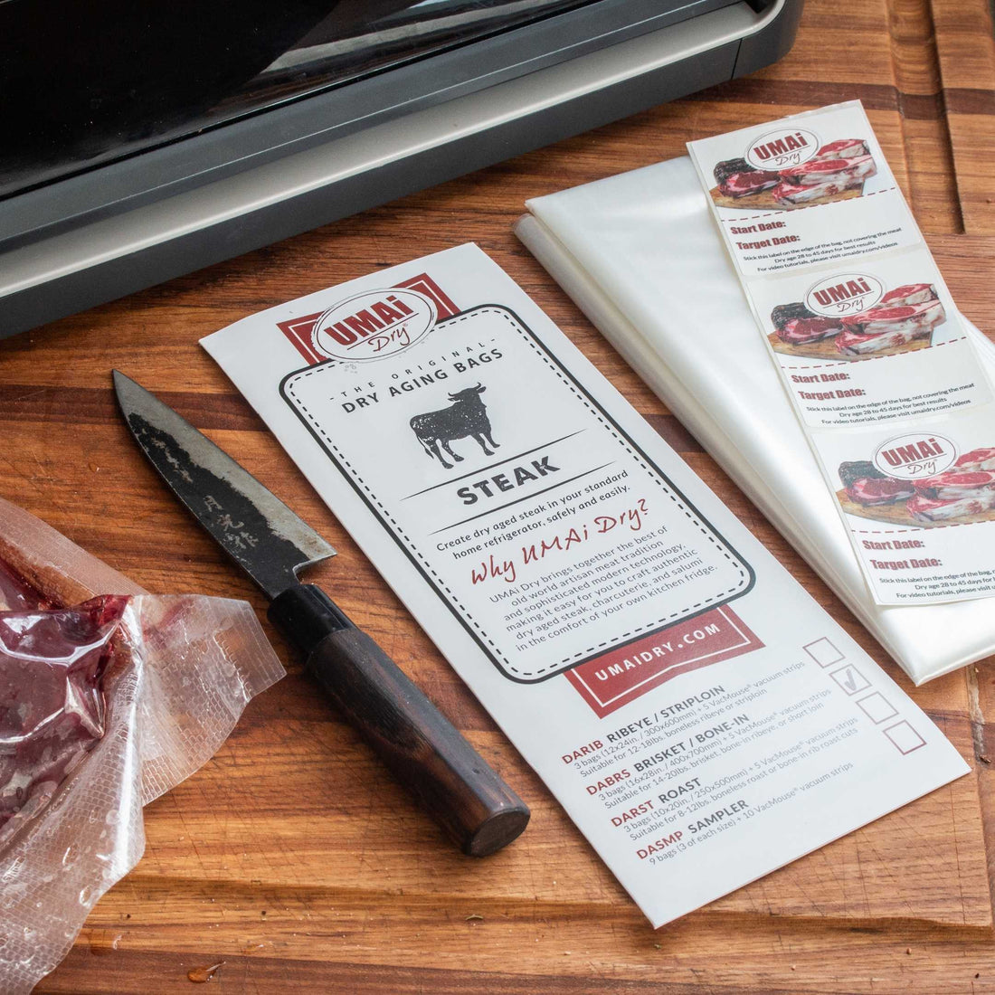 UMAi Dry®  Dry Aging Bags Ribeye/Striploin (Giftable)