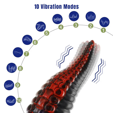 Octopus Tentacle Vibrating Dildo