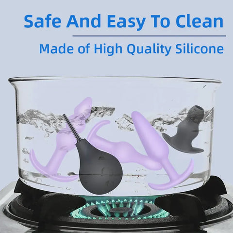 Remote-Control Vibrating Anal Plug Set