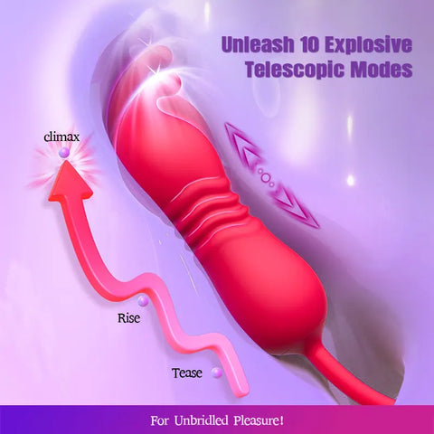 Retractable Double Head G-Spot Clitoral Stimulator