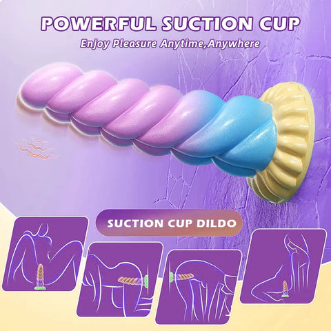 Remote-Controlled Screw-Thread Anal Vibrator