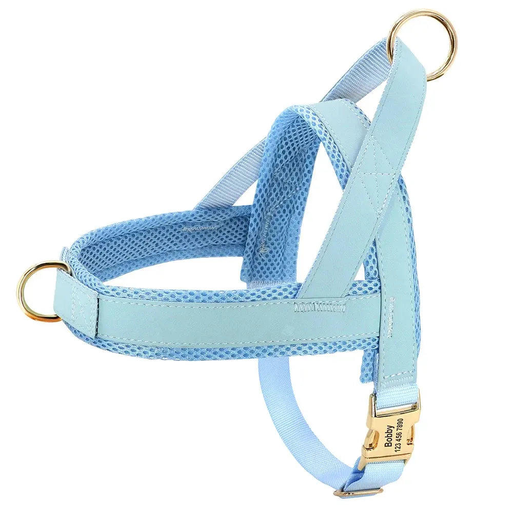 Personalized Dog Harness No Pull Dog Harnesses Adjustable Pet Walking Training - Loja Manuel Coelho