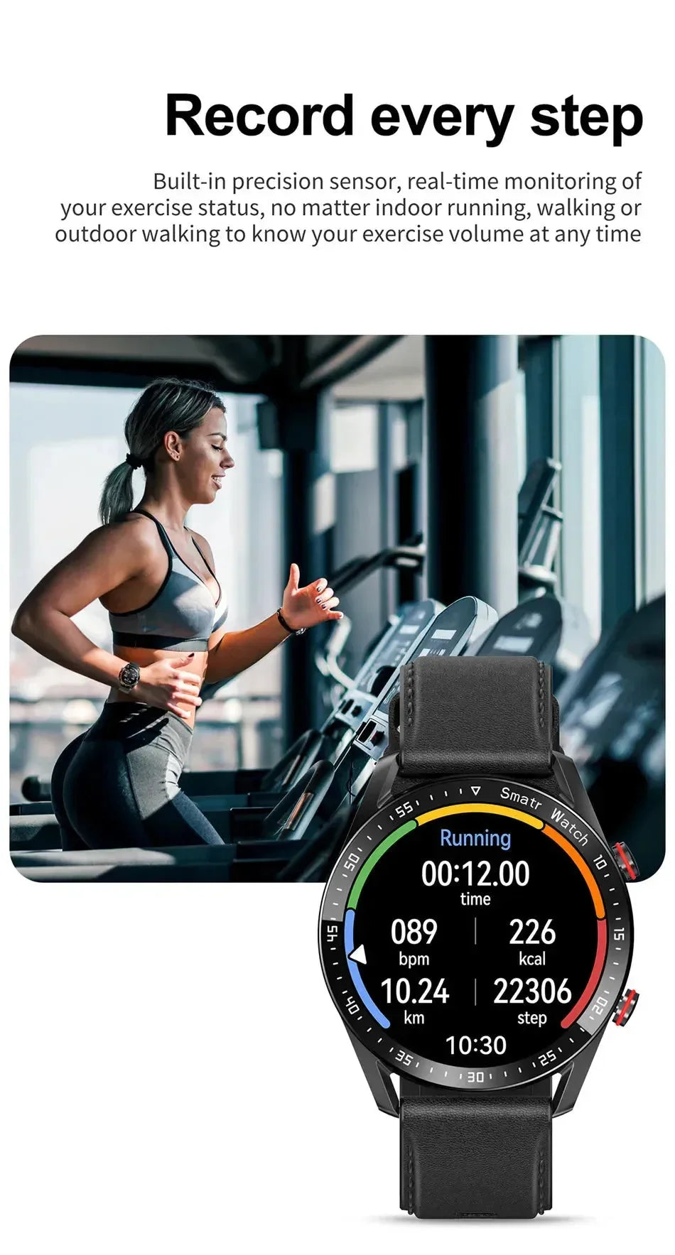 ECG+PPG Bluetooth Call Smart Watch Men Laser Health Blood Pressure - Loja Manuel Coelho