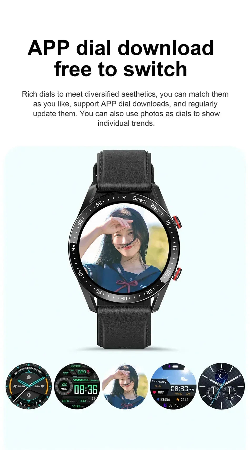 ECG+PPG Bluetooth Call Smart Watch Men Laser Health Blood Pressure - Loja Manuel Coelho