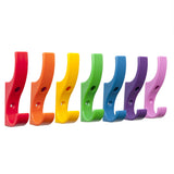Unbreakable Coat Hooks for Schools - Colourful Toughook Rainbow Pack ...