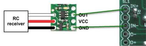 Connecting RC Receiver to Controller