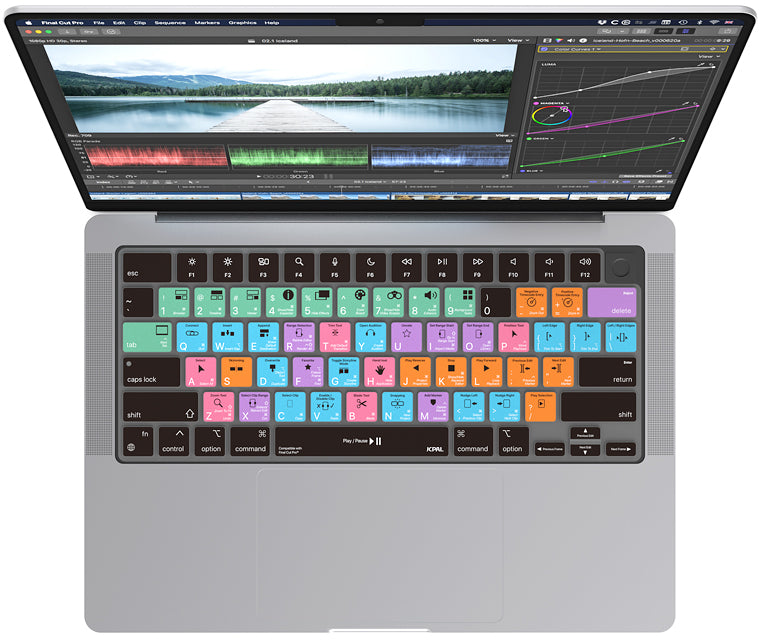 Ultra thin Apple Final Cut Pro Shortcut Keyboard Protector