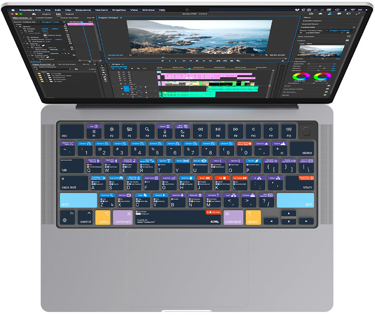 Ultra thin Adobe Premiere Pro Shortcut Keyboard Protector