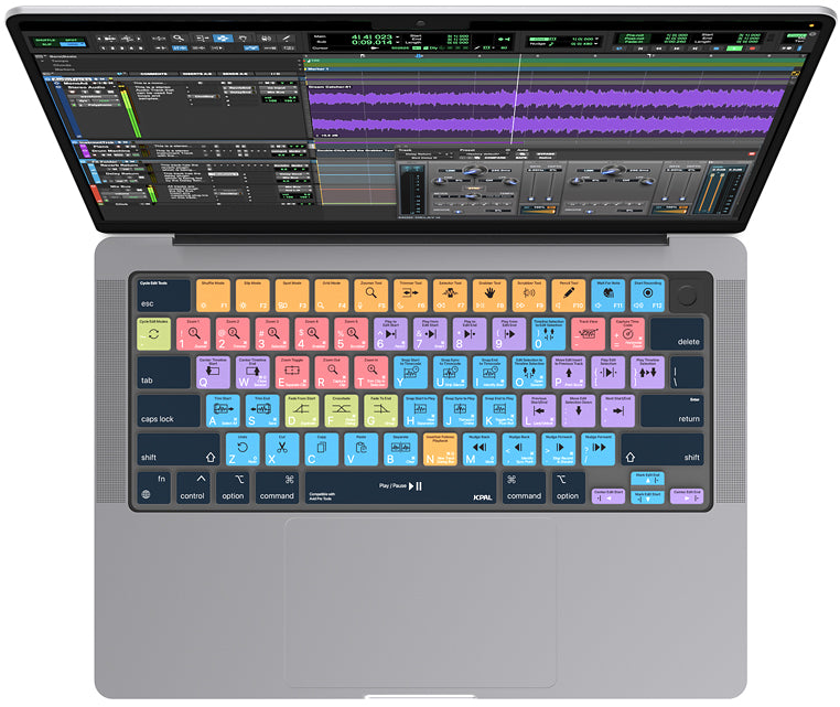 Ultra thin Avid Pro Tools Shortcut Keyboard Protector