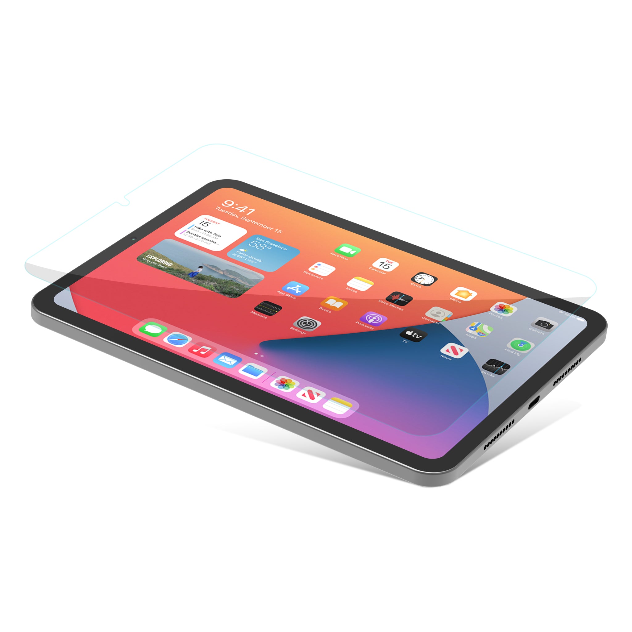 Protection Ecran pour iPad Pro 12.9 (2020 4e Génération) Verre