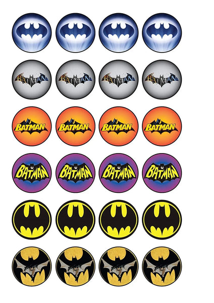 Batman Cupcake Toppers x12 - The Cake Mixer | The Cake Mixer