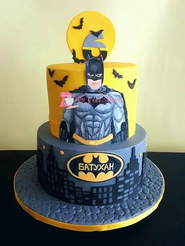 Batman Theme Birthday Cake - The Cake Mixer | The Cake Mixer