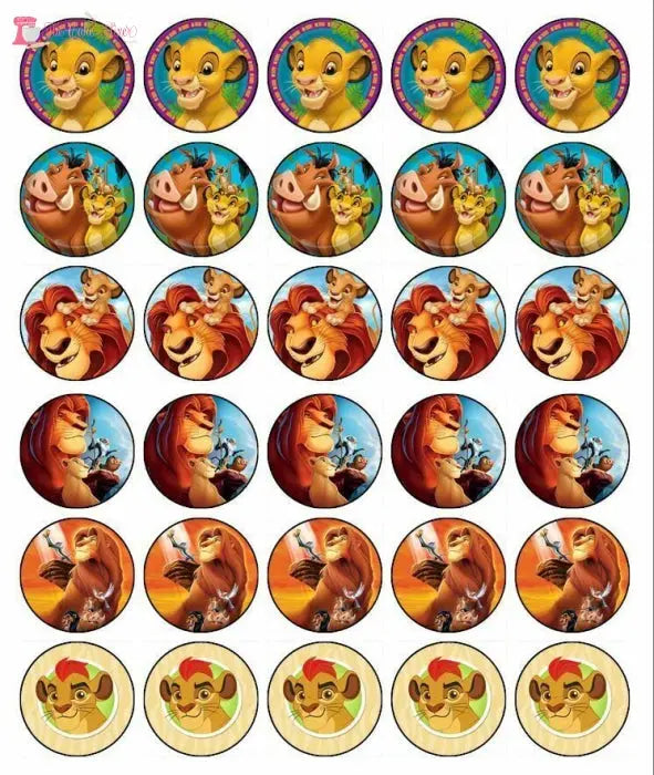 Lion King Cupcake Toppers The Cake Mixer The Cake Mixer