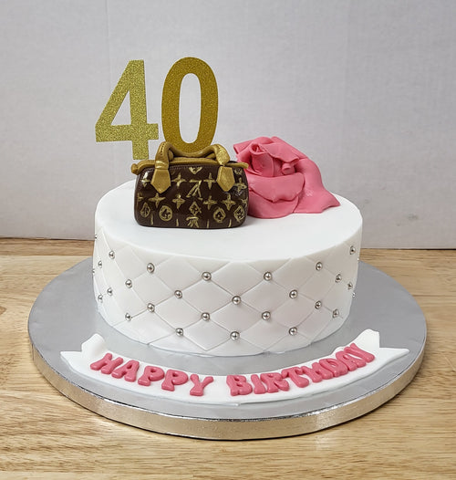 Louis Vuitton Cake  Cake, Cupcake cakes, 40th birthday cakes