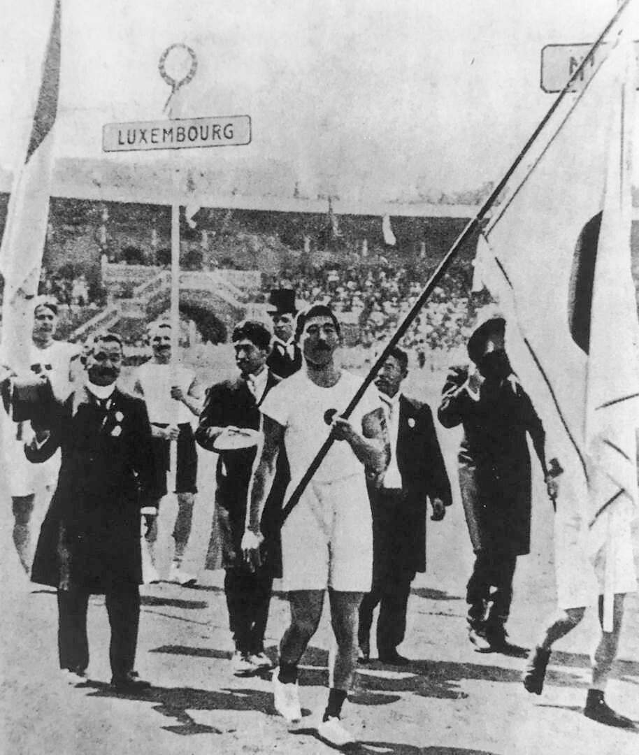 Jigoro Kano during the Olympics in 1912