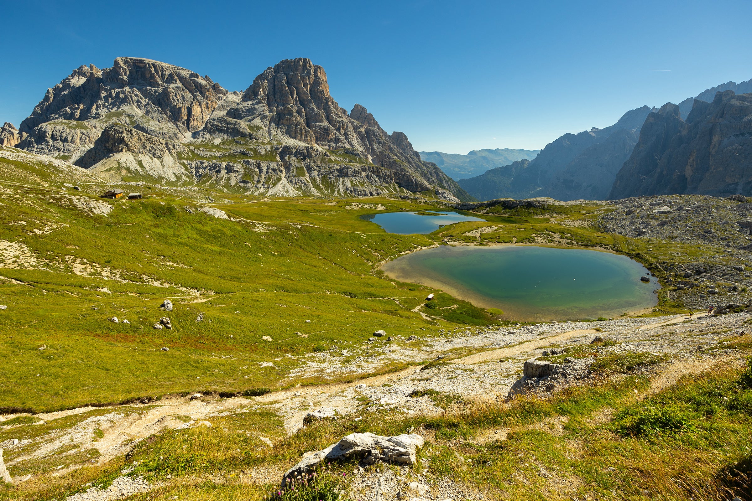 Laghi dei Piani, die sich ganz in der Nähe der Drei Zinnen befinden