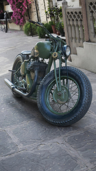 BSA M20 WW2 Antique Vintage Motorcycle Made in England Restored by Rajputana Custom Motorcycles Jaipur