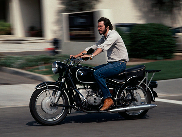 Steve Jobs... A visionary on a Motorcycle - Trip Machine Company