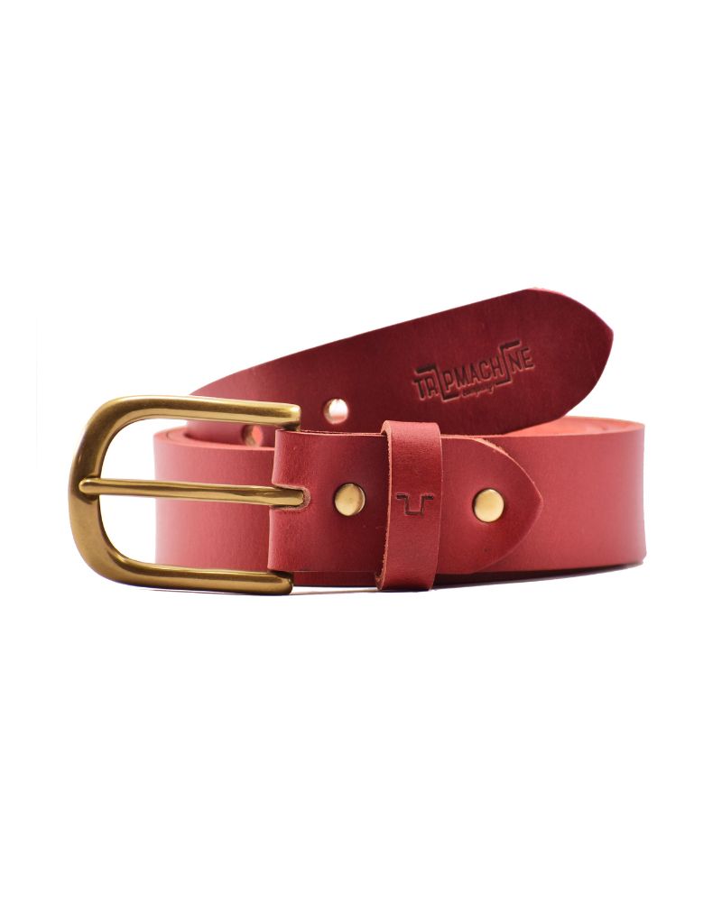 TBM  Classic Belt in Baker's of Colyton Devon Leather