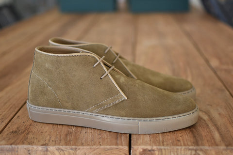 Desert Boot da Uomo in camoscio tortora made in italy