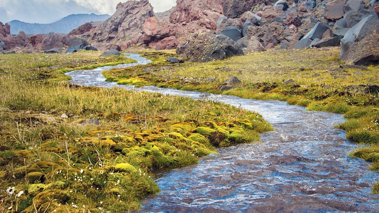 Mountain Stream Landscape