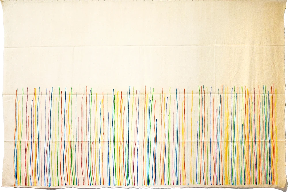 Giorgio Griffa painting
