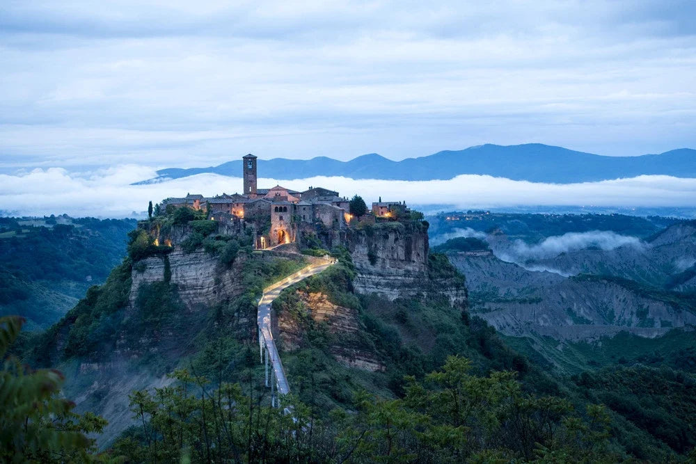 veduta bagnoregio corte della maestà viterbo lazio