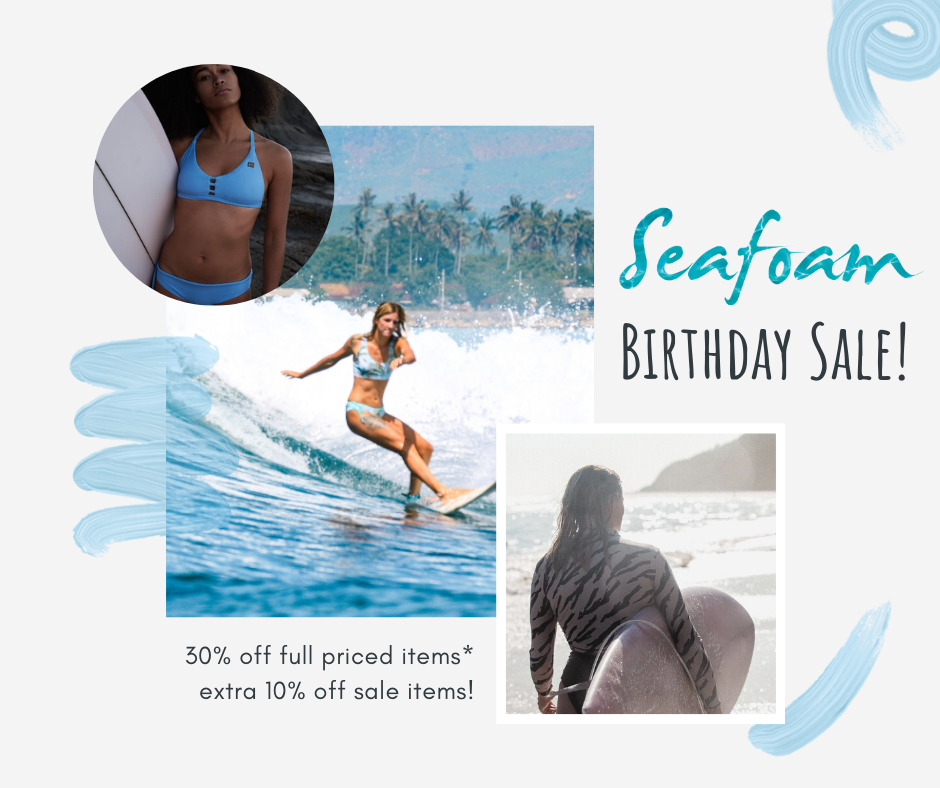 Seafoam Surf Birthday Sale