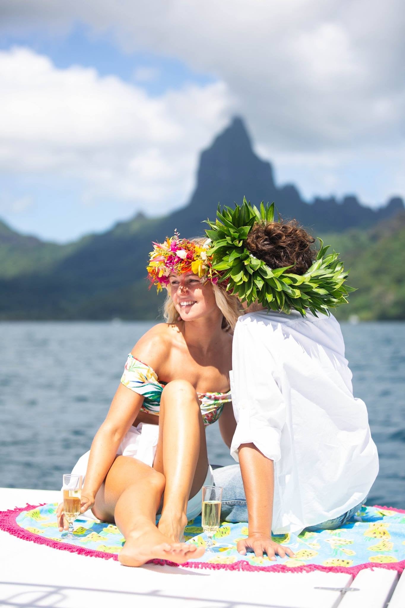 Luna and Clement Mermaid Private Boat Tours Moorea