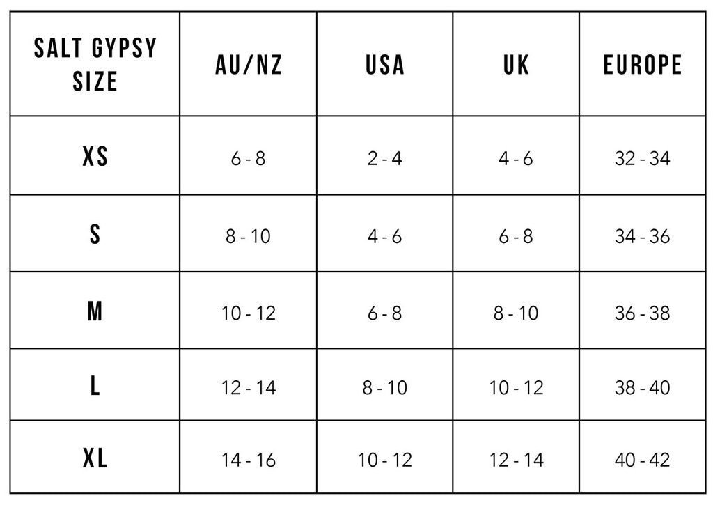 Saalt Size Guide – Saalt UK