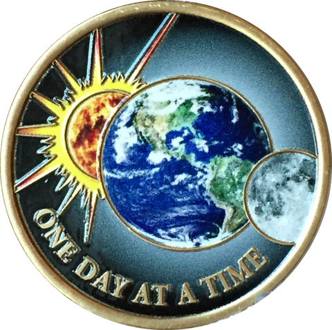 Universe One Day At A Time Medallion In Color