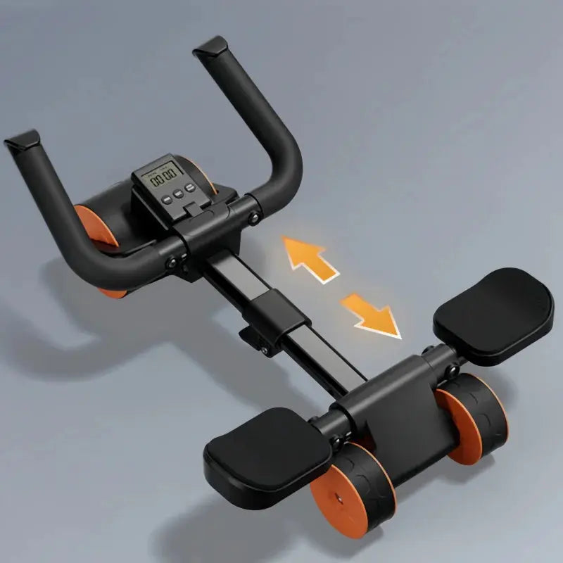 Adjustable Abs Training Roller Multifunctional Home Plank Support Abdominal Fitness Wheel For Home Gym - Suncollections