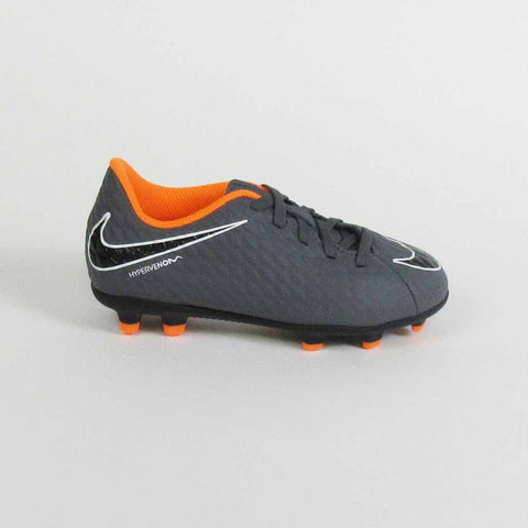 nike soccer cleats grey and orange