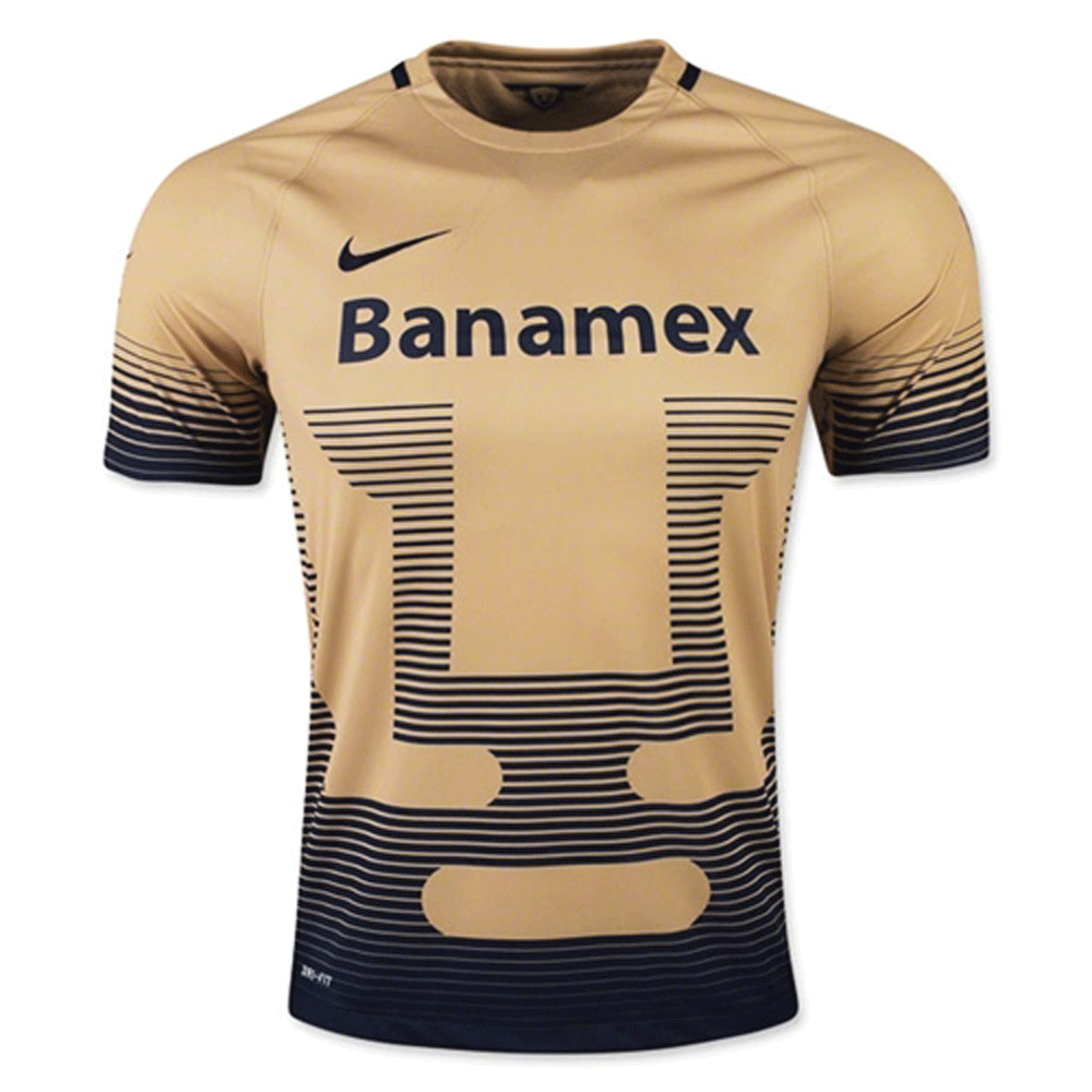 Nike Pumas UNAM 2015-16 Men Home Jersey 