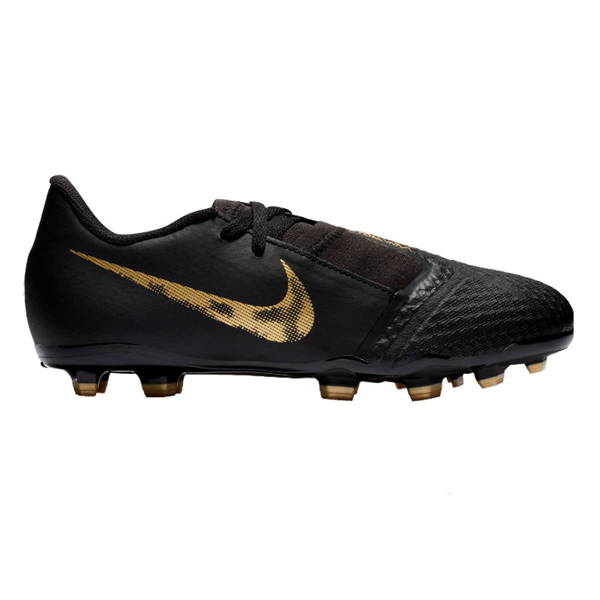 nike soccer shoes black and gold
