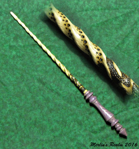 spiral wand. 