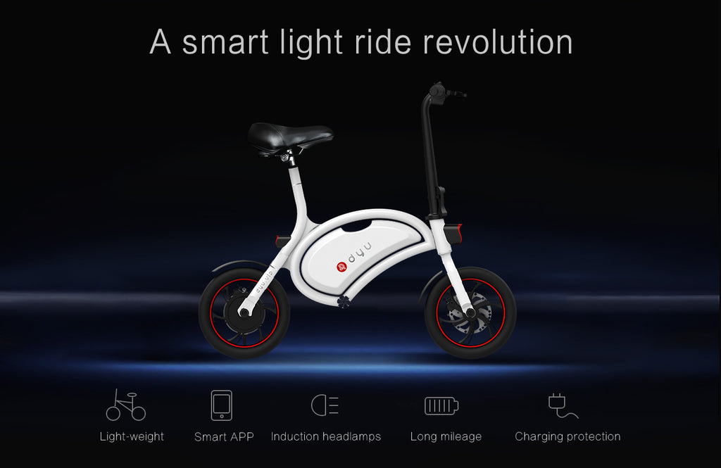 DYU Seated Electric Scooter with smartphone app