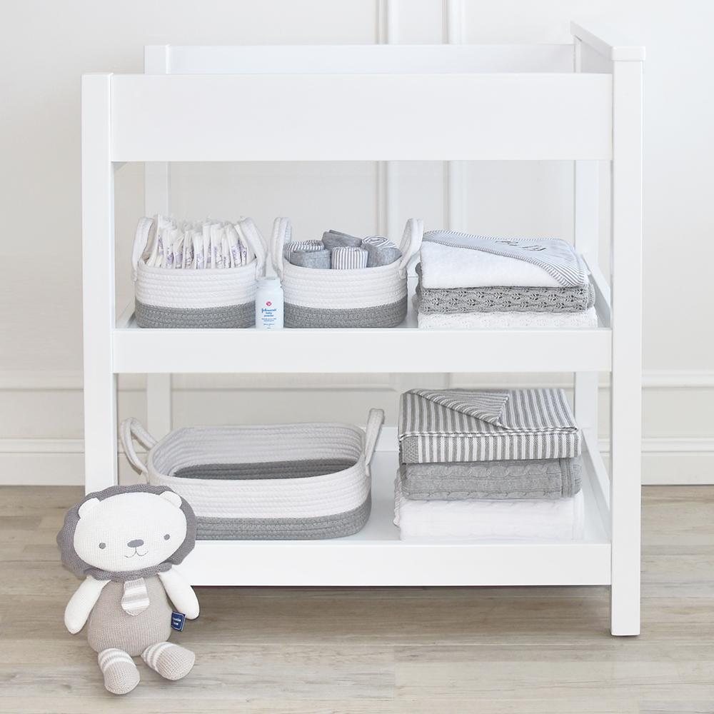 changing table baskets storage