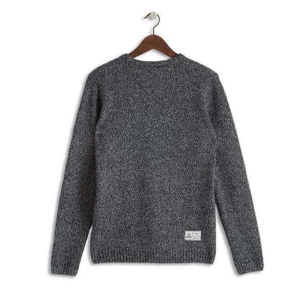 Charcoal Lambswool - Quality Knitwear | Old Harry