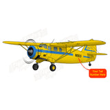 Airplane Design (Yellow/Blue) - AIREFFEFI-YB1