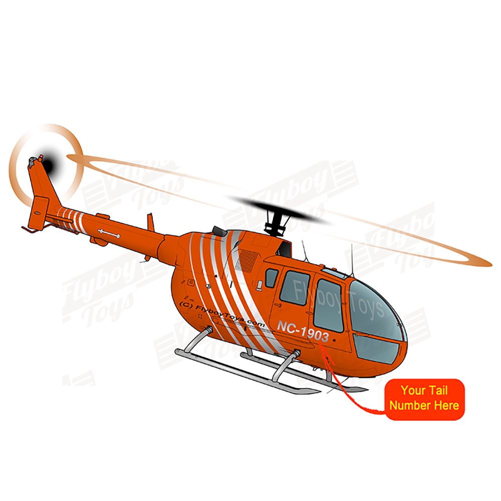 orange helicopter toy