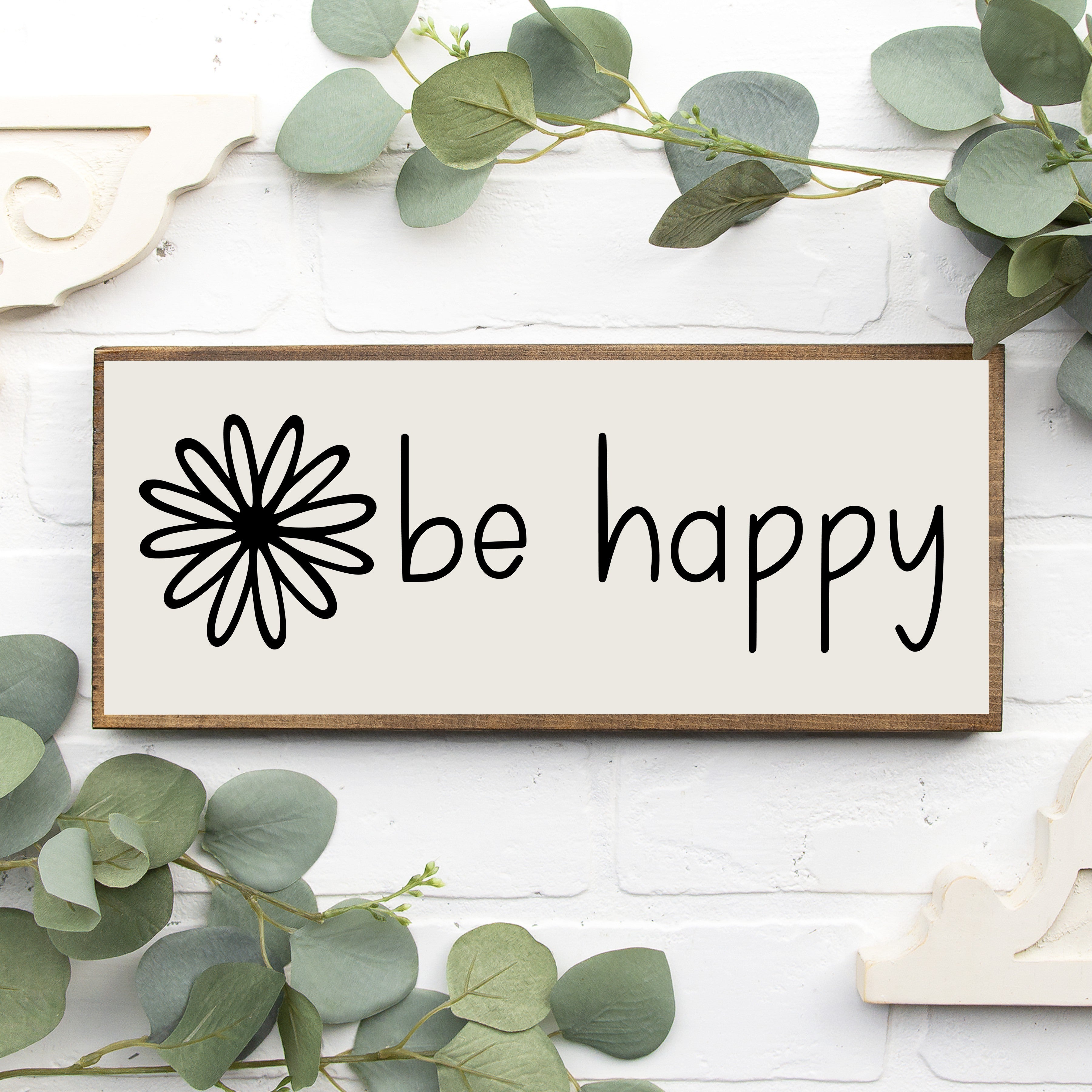 Be Happy Silkscreen Stencil