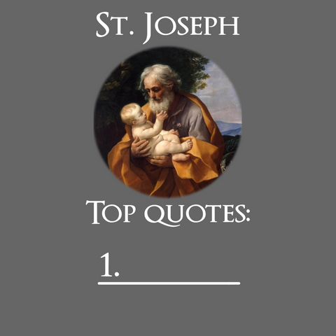 Quotes from St. Joseph - T-Shirt