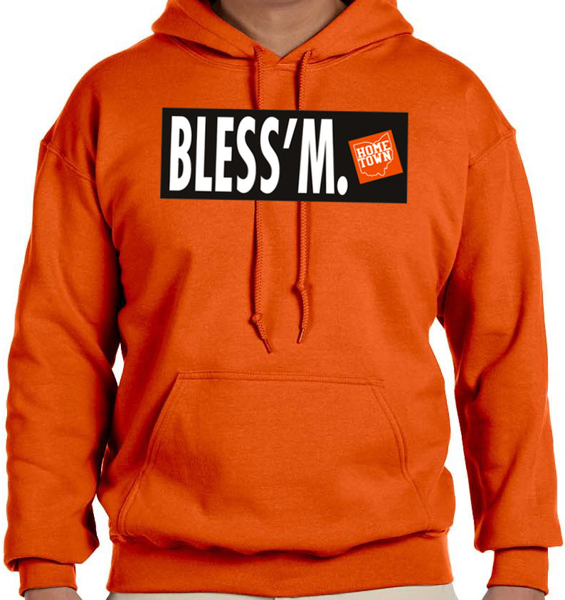 just do it orange hoodie